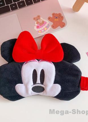 Маска для сна "disney minnie mouse". повязка на глаза детская. наглазная маска женская1 фото