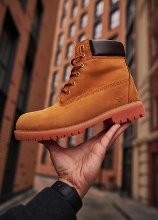 Чоловічі черевики timberland хутро зима / smb5 фото