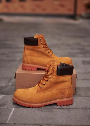 Чоловічі черевики timberland хутро зима / smb7 фото