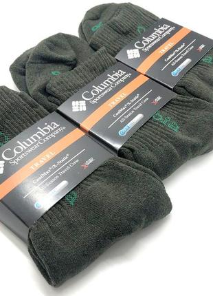 Набор тактических термо носков columbia шерстяные махровые зимние olive coolmax комплект 10 пар8 фото
