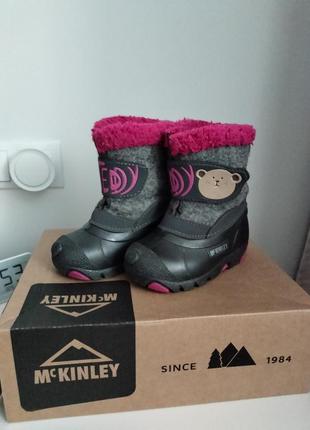 Зимові чобітки для дівчинки mckinley teddy італія, 22 розмір
