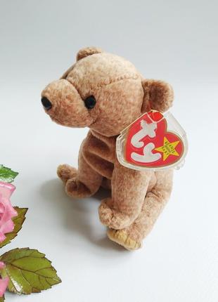 Коллекционный мишка ty beanie baby pecan