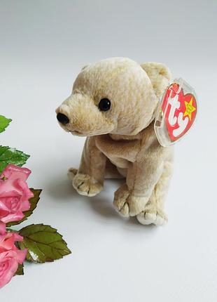 Коллекционный мишка ty beanie baby almond