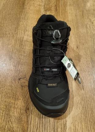 Ботинки - кроссовки мужские зимние адидас ( adidas terrex) чёрный цвет5 фото
