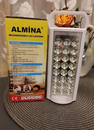 Повербанк powerbank акамуляторний світильник лампа ліхтар на аккамуляторі almina3 фото