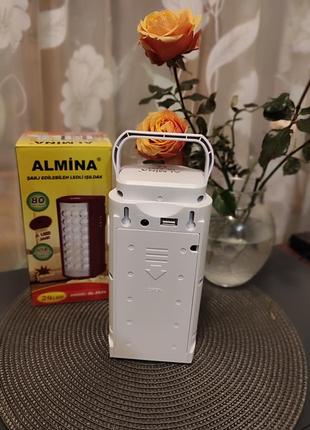 Повербанк powerbank акамуляторний світильник лампа ліхтар на аккамуляторі almina2 фото