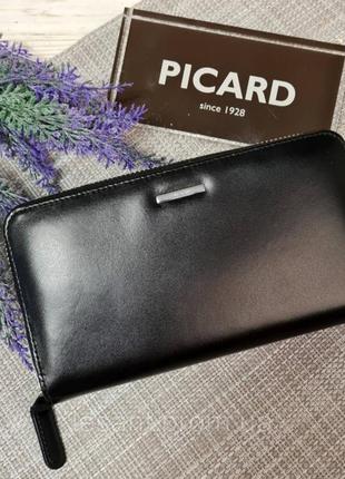 Розпродаж!!! гаманець жіночий брендовий  picard натуральна шкіра чорний