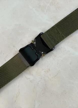 Тактичний ремінь для штанів "tactical belt" кобра 2 ( олива)2 фото