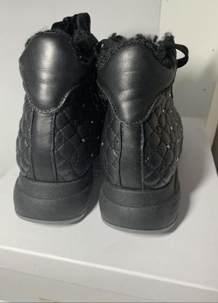 Шкіряні черевики baldinini😍кожаные ботинки сникерсы кроссовки кросівки снікерси5 фото