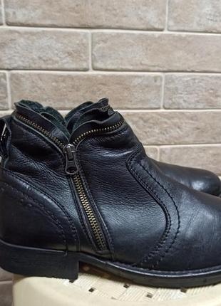 Мужские кожаные ботинки marc2 фото