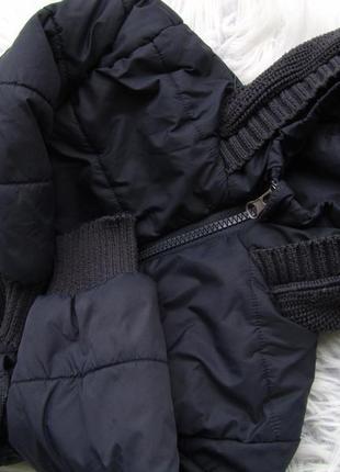 Теплая демисезонная тепла демісезонна куртка бомбер с капюшоном tqf5 фото