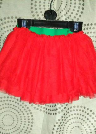 Юбочка многослойная подъюбник на 4-5лет