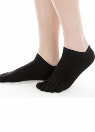 Носки следы мужские с отдельными пальцами coco lauderly 39-42 черный