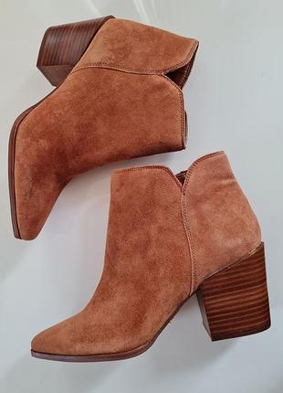 Ботильоны замшевые цвета кэмел aldo, турция