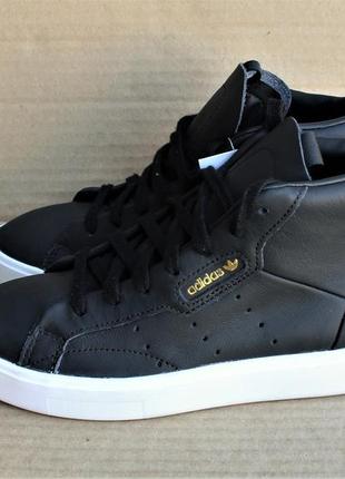 Черевики adidas sleek mid w ee4727 оригінал натуральна шкіра