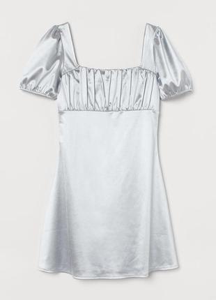 H&m срібне плаття2 фото