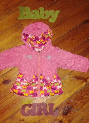 Курточка з квітами і метеликами 🦋 розпродаж