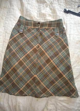 Спідниця тепла з завишеною талією