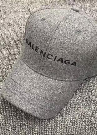 Шерстяная кепка бейсболка