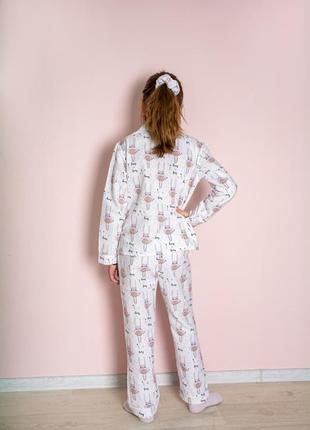 Пижама детская домашня тепла пижама для девочки4 фото