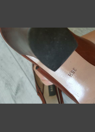 Босоножки туфли с открытой пяткой из натуральной кожи bally италия5 фото