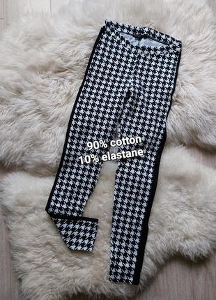 ❤️🤎💙 мега хітові лосини принт  гусяча лапка