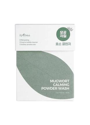 Ензимна пудра isntree mugwort calming powder wash 1 г саше