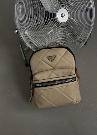 Рюкзак prada backpack beige