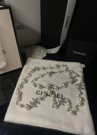 Брендовые бусы, с жемчугом