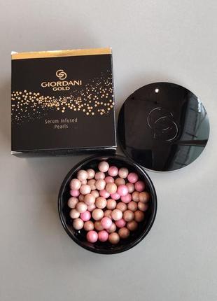 Румяна шарики пудра орифлейм джордани голд oriflame radiant rose 40953 оригинал