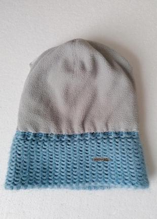 Caskona шапка блакитного кольору шерсть мохер фліс6 фото