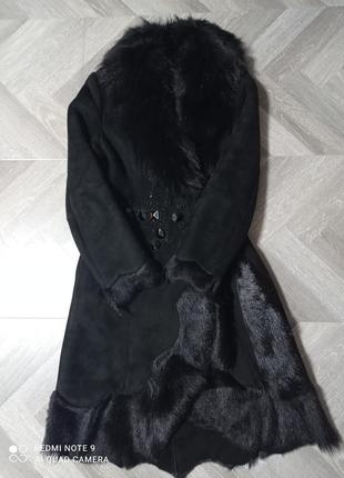 Якісна тепла дублянка daniel leather & fur, р. m