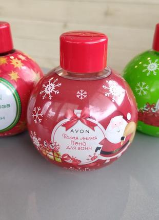 Пена для ванны эйвон avon яблоко роза лилия3 фото