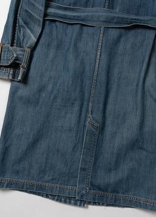 Dolce&gabbana trench coat джинсовий тренч8 фото