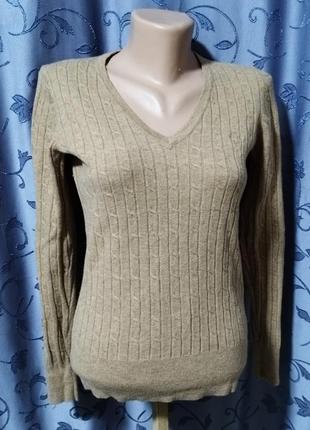 Пуловер реглан кофта gant stretch lambswool шерсть термокофта