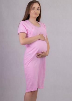 Ночнушка для кормления на кнопках