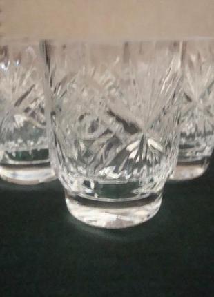 Стопки рюмки набор 6 шт хрусталь ссср №ба11