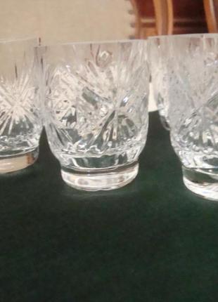 Стопки рюмки набор 6 шт хрусталь ссср №ба11