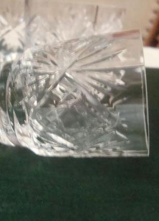 Стопки рюмки набор 6 шт хрусталь ссср №ба11