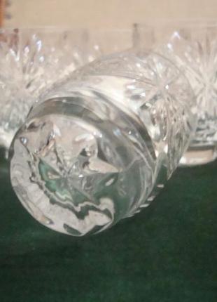 Стопки рюмки набор 6 шт хрусталь ссср №ба11