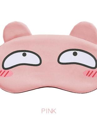 Зручна маска для сну "мордаха 2" пов'язка на очі дитяча. наглазна маска жіноча чоловіча