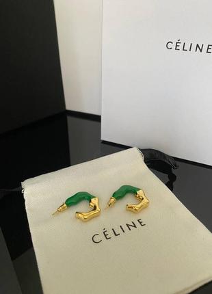 Брендовые серьги позолота, люкс качество