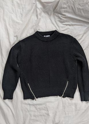 Чорний светр від gina tricot1 фото