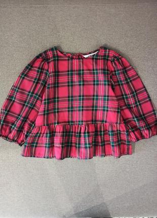 Блуза в клітинку