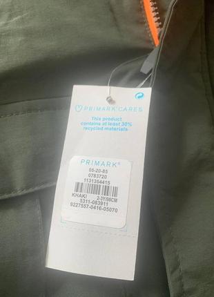 Парка primark еврозима на флисе темно-зеленая, хаки 98см7 фото