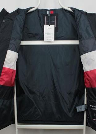 Оригінальний пуховик куртка tommy hilfiger chevron jacket desert sky5 фото