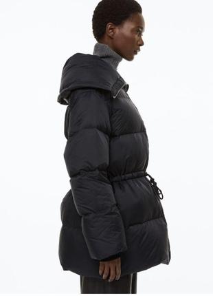 Пуховик натуральный пух куртка пуффер стёганая зима h&m premium2 фото