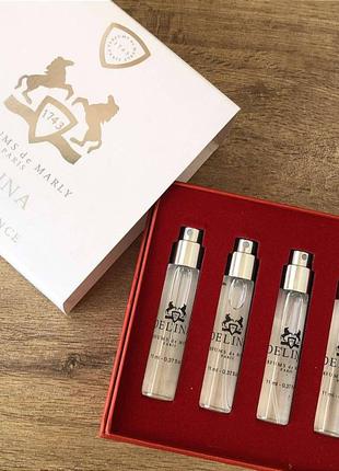 Подарунковий набір parfums de marly delina 4 по 11 мл - жіночі