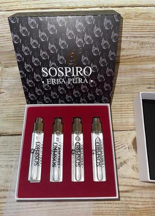 Подарунковий набір sospiro perfumes erba pura 4 по 11 мл - унісекс1 фото