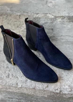 Стильні ботильйони челсі gant /швеція-сша/ з натуральної замші 9